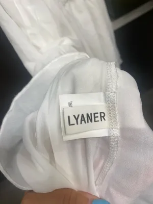 White Lyaner Dress Size M thumbnail 3