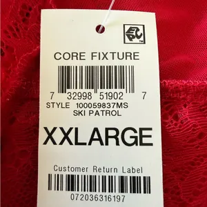 NWT Red Lace Long Nightgown Size‎ XXL thumbnail 6