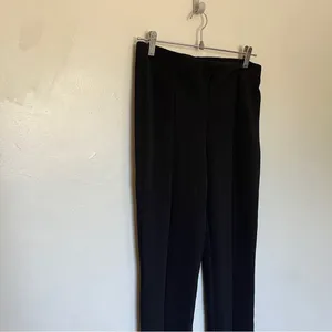 H&M Black Ankle-Length Women's Pants Slit Ankle Size 28 thumbnail 3