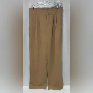 Halara High Waisted Zipper Pocket Shirred Straight Leg Work Pants thumbnail 2