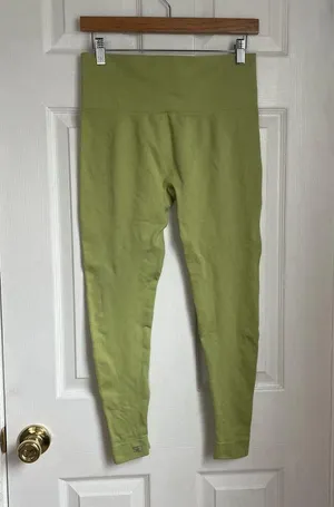 Set Active Sculptflex Seamless High Rise Leggings Kiwi Green Color Size L thumbnail 3