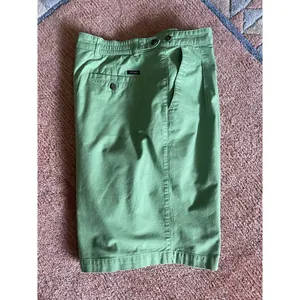Vintage Ivy Crew Women’s High-Rise Pleated Green Shorts Bermuda Size 36 thumbnail 8
