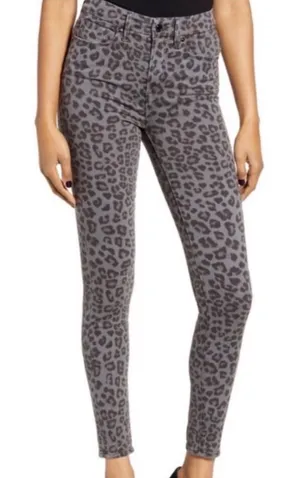 GOOD AMERICAN Good Legs Skinny Jeans Gray Animal Print Women’s 10 / 30 thumbnail 1