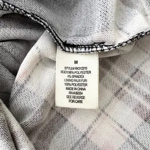No Comment Black Pink Plaid Hooded Button Down Top thumbnail 7