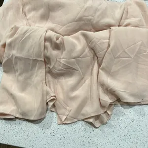 Lulu's Sz XL Maxi Dress Moonlight Serenade Strapless Peach Blush Chiffon Evening thumbnail 10