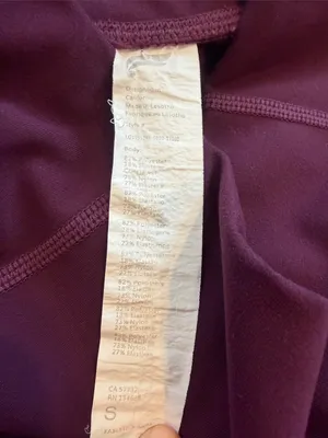 Fabletics PureLuxe High-Waisted Leggings Maroon Size Small - C3-212 thumbnail 3