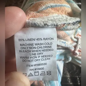 Stripe Linen Shorts Size M thumbnail 4
