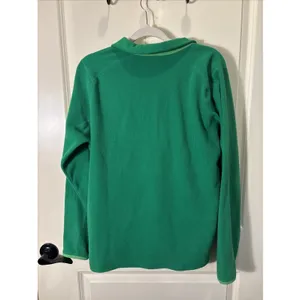 Marmot Polartec 1/4 Zip Green Fleece Pullover Medium Lightweight Outdoor Hiking thumbnail 5