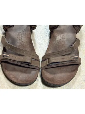 New Balance Maya Sandals Brown Nubuck Straps Comfort Arch Outdoor 9 thumbnail 6