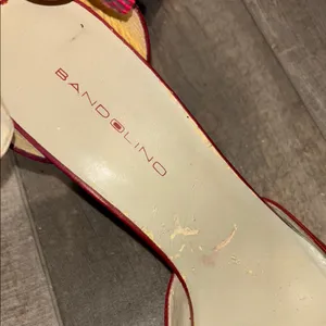 Vintage Bandolino Elegant Red Women's Heels thumbnail 7