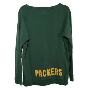 47 Brand Green Bay Packers Sweatshirt Vintage Football Raglan Pocket Pullover XL thumbnail 3