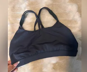 lululemon athletica Charcoal Sports Bra thumbnail 3