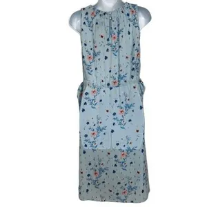 JUICY‎ COUTURE Golden Rain Floral Cinched Halter Dress NWT $58 Size XS thumbnail 6