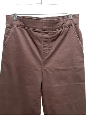 Bagatelle Collection Wide Leg Cropped Pants High Rise Brown Women’s Size 6 NWT thumbnail 3