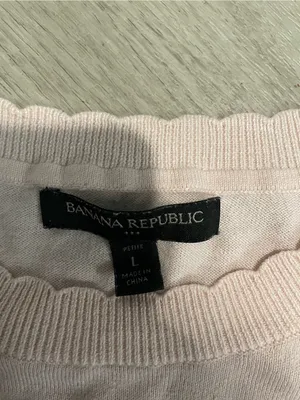 Banana Republic Pale Pink Crewneck Sweater thumbnail 2