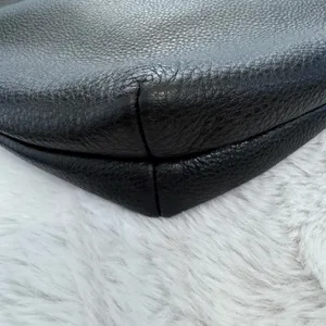 Tory Burch Black Leather convertible crossbody Chain Tote thumbnail 11