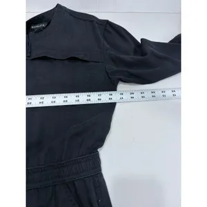 Athleta Summit Cargo Jumpsuit Black Long Sleeve Utility Women's Small‎ thumbnail 9