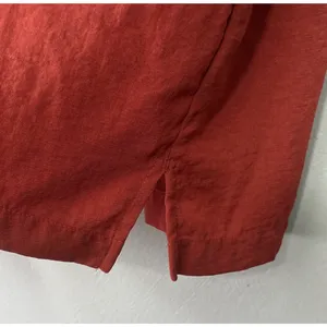 Maurices Blouse Size XL Rust Burnt Orange Boho Hippie Earthy Poetcore Career thumbnail 4