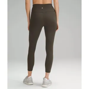Lululemon Wunder Train High-Rise Tight/Leggings 25" Size 16 NWT Dark Olive thumbnail 3