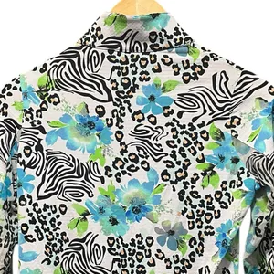 IBKUL Eva Polo‎ Zip Top Peri Long Sleeve Golf Shirt Womens UPF 50 size XS thumbnail 7