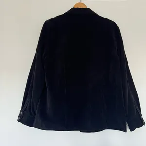Vintage Western Black Corduroy Button Down Shirt Shacket thumbnail 7