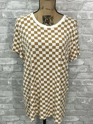 Maurices 24/7 Kennedy Checkered Crew Neck Tee thumbnail 1