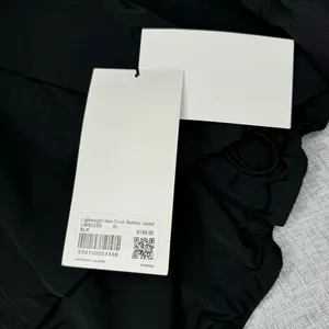 Lululemon Lightweight Bomber Jacket Cinch Hem Black Size XL NWT thumbnail 12