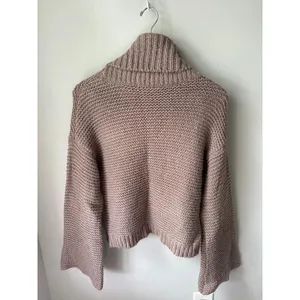 Gentle Fawn Collection Mauve Cowl Neck Bell Sleeve Sweater Small thumbnail 5