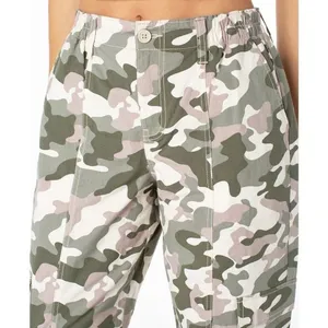 Celebrity Pink NWT Camo Cream Beige Cargo Pants‎ Large Army Casual Street thumbnail 3
