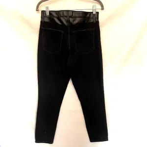 Abercrombie & Fitch Super Skinny Ankle Women Jeans Sz 6 Y2K Grunge Faux Leather thumbnail 6