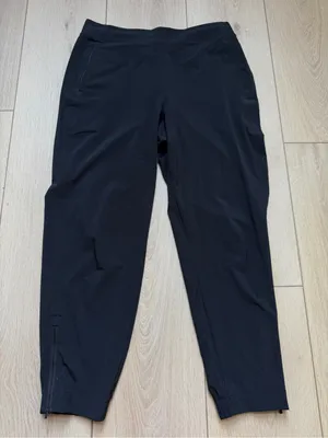 Athleta Brooklyn Heights Jogger Pants with Zippers Black Size 12 thumbnail 7