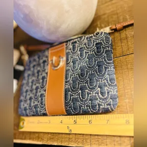 True Religion Women's Mini Wallet, Small Compact Quilted Clutch Pouch thumbnail 6