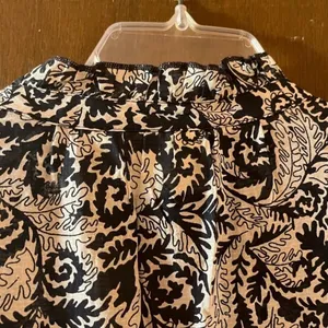 NWT Maeve Marya Tiered Midi Dress in Black Botanical Print thumbnail 10