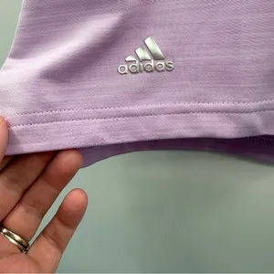 Adidas Golf Pink Short Sleeve 4-Button Polo Shirt‎ Sz S thumbnail 2