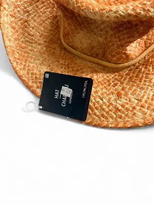 NWT Woven Straw Cowboy Hat Western Boho Festival thumbnail 5