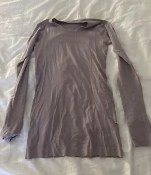 Lululemon Long Swiftly Sleeve Shirt pink/beige thumbnail 1
