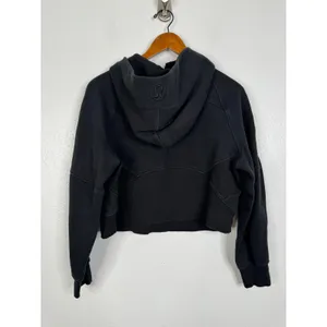 Lululemon Scuba Oversized Half-Zip Hoodie Black‎ pbWFB Team Logo XS/S LW3DM4S thumbnail 2
