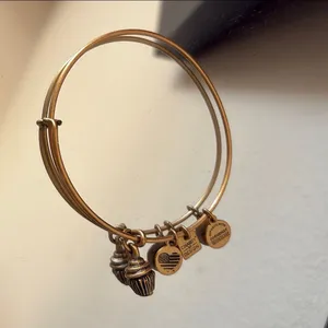 Alex and Ani Elegant Gold Bracelet Set of 4 thumbnail 3