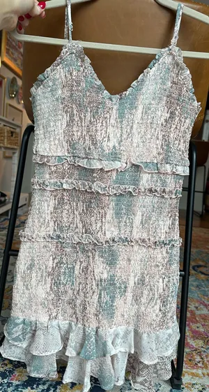 Karlie Chiffon Cami Smock Dress thumbnail 1