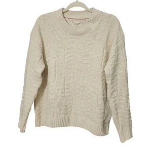 Weatherproof Vintage Womens Chenille Holiday‎ Sweater, Size L Cream thumbnail 1