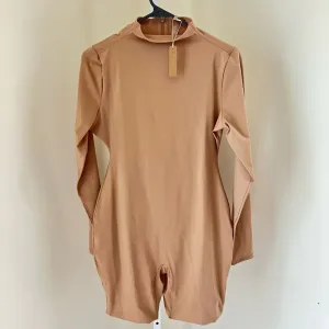 NWT SKIMS Size Large Sienna‎ All In One Long Sleeve Mid Thigh ONE PIECE Womens thumbnail 2