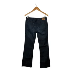 Raven Denim Custom Fit Jeans Womens 29 Dark‎ Blue Straight Leg Made in USA thumbnail 5