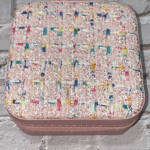 Colorful Tweed Jewelry Box thumbnail 1