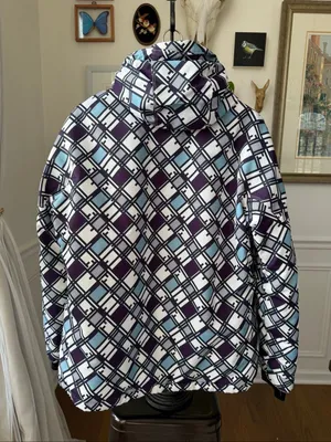 Core Powder Room Women’s Ski Snowboard Jacket Coat Purple Turquoise XL thumbnail 7