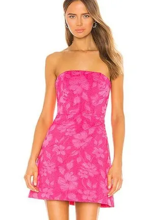 Alice + Olivia Perla Strapless Dress thumbnail 1