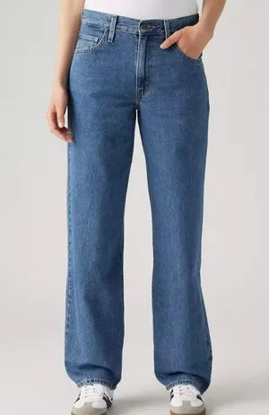 Levi's Premium Baggy Dad Women's 32x30 Jeans Hold My Purse Medium Wash thumbnail 2