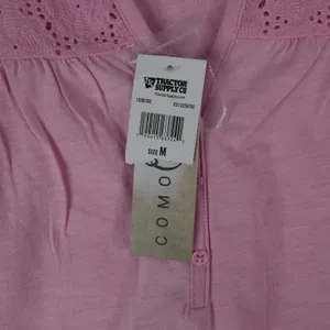 Como Vintage Sleeveless Tank‎ Top V Neck Shirt Womens M Pink New Tractor Supply thumbnail 6