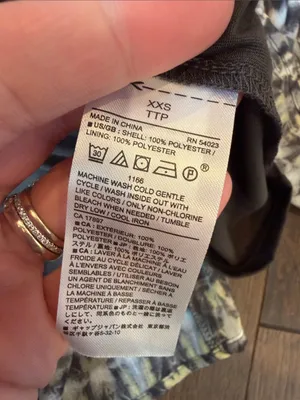 Banana Republic Neutral Multi Printed Tiered Midi Dress Size XXS NWT - C26-032 thumbnail 7