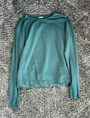 green athleta long sleeve thumbnail 1