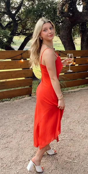 Aritzia Wilfred Red Dress thumbnail 3